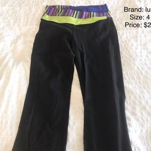 Lulu yoga pants